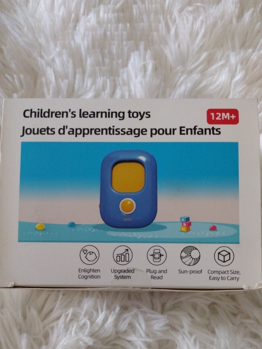 Kids Learning Toy - Blue and Yellow Portable Educational Player